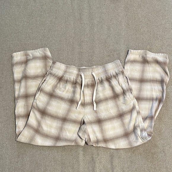 American Eagle Outfitters Plaid lounge Pants - Beige and Brown - Picture 2 of 6